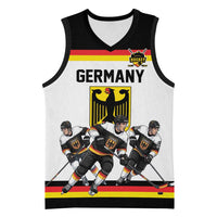 Germany Hockey Custom Basketball Jersey German Eagle Hockey Pride