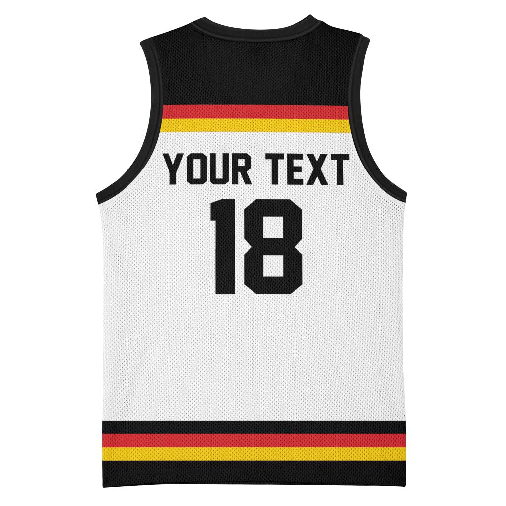 Germany Hockey Custom Basketball Jersey German Eagle Hockey Pride