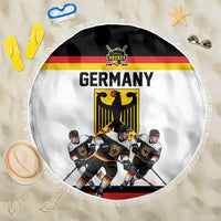 Germany Hockey Beach Blanket German Eagle Hockey Pride