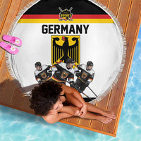 Germany Hockey Beach Blanket German Eagle Hockey Pride