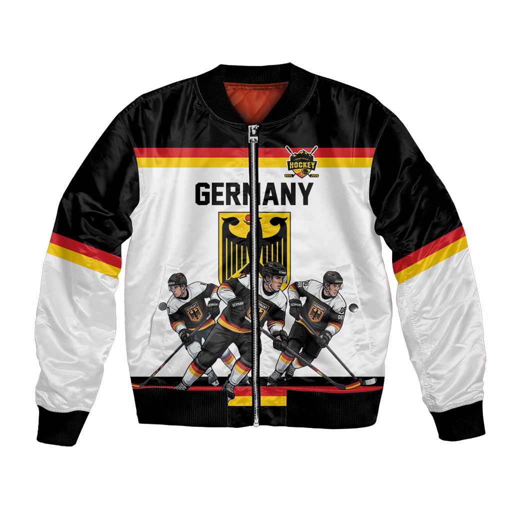 Germany Hockey Custom Bomber Jacket German Eagle Hockey Pride