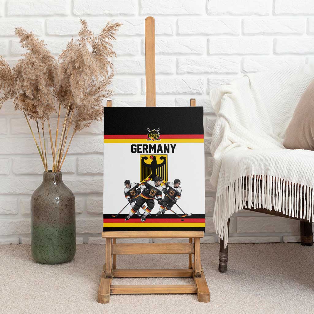 Germany Hockey Canvas Wall Art German Eagle Hockey Pride