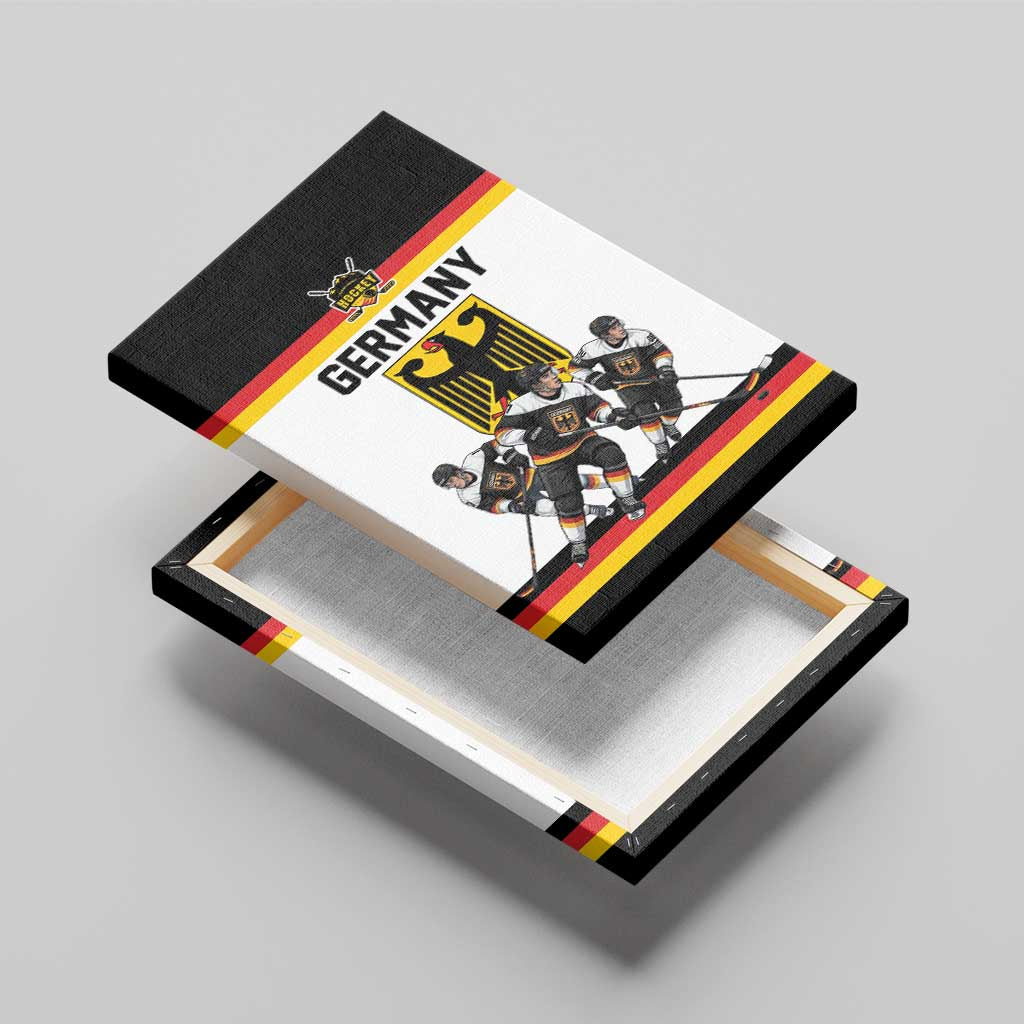 Germany Hockey Canvas Wall Art German Eagle Hockey Pride