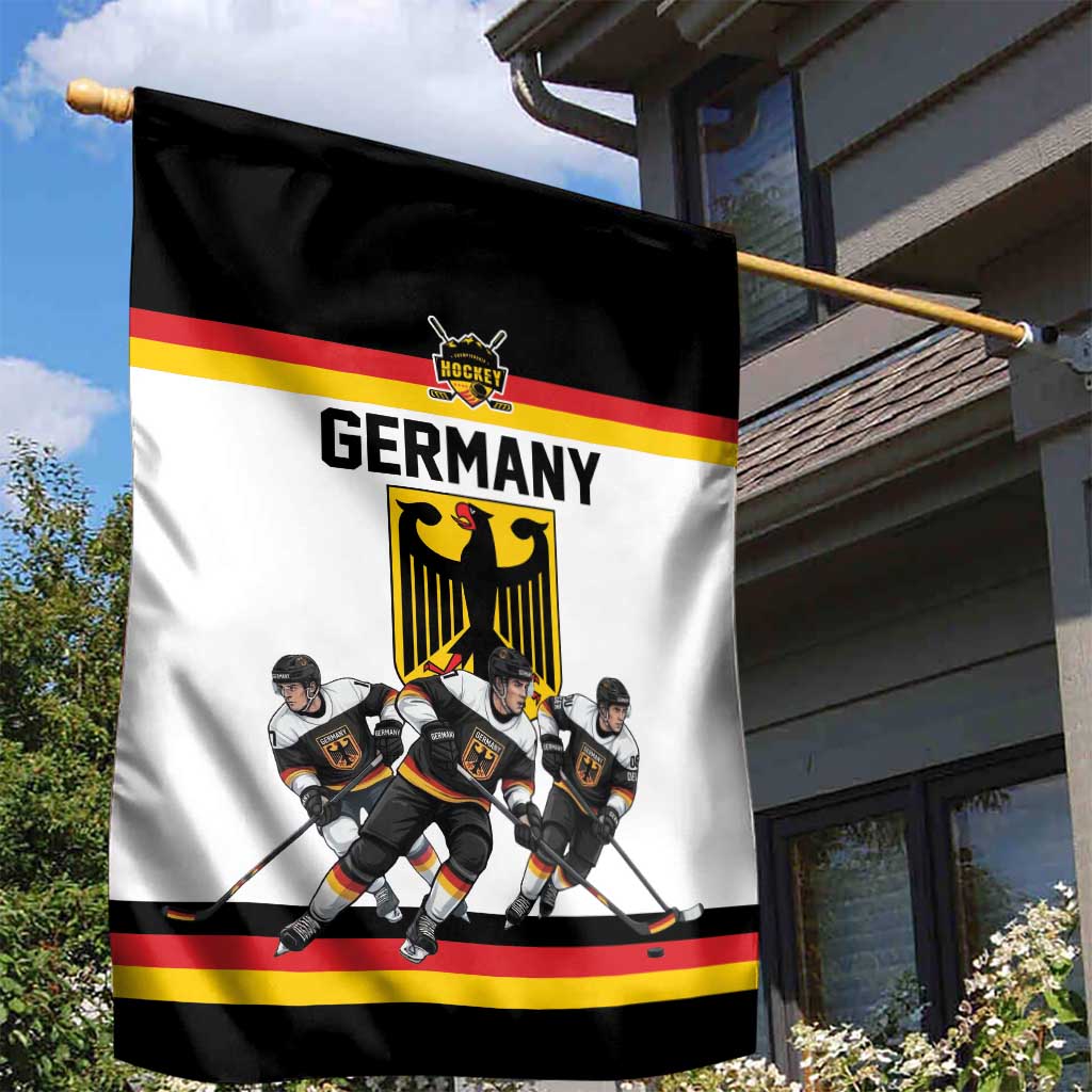 Germany Hockey Garden Flag German Eagle Hockey Pride