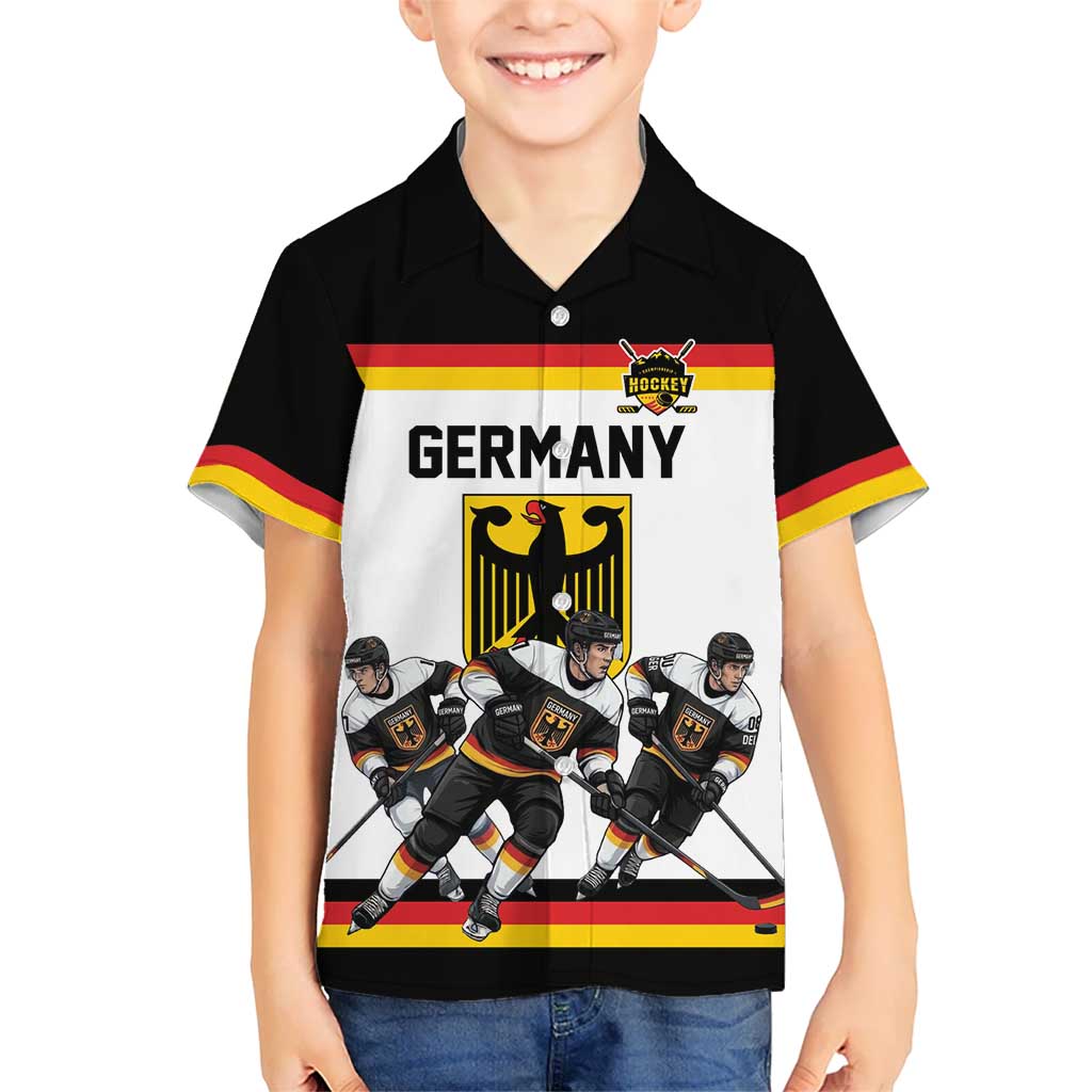 Germany Hockey Custom Hawaiian Shirt German Eagle Hockey Pride