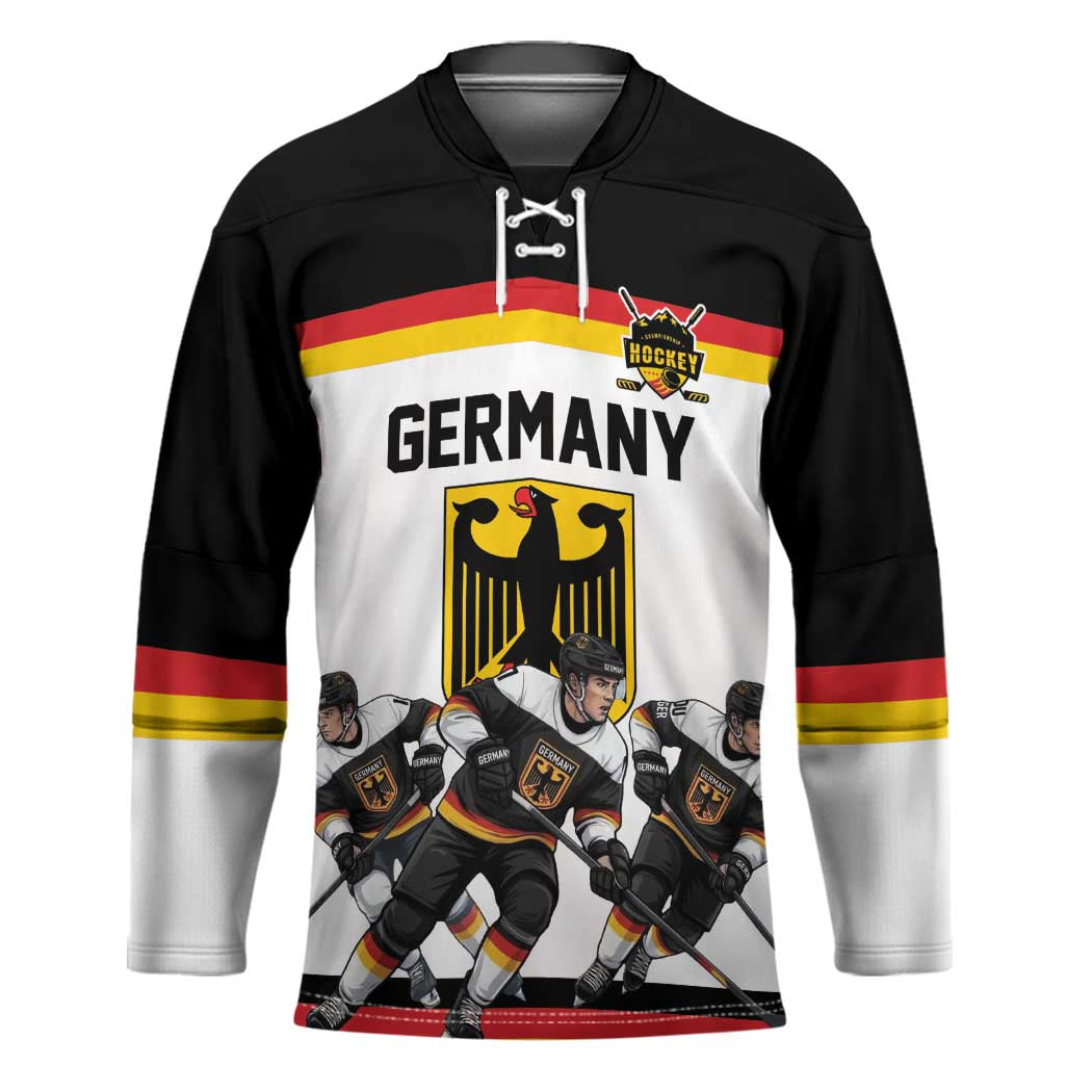 Germany Hockey Custom Hockey Jersey German Eagle Hockey Pride