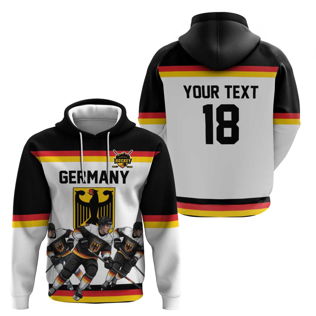 Germany Hockey Custom Hoodie German Eagle Hockey Pride