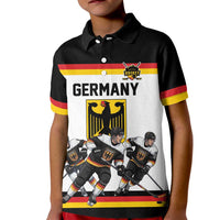 Germany Hockey Custom Kid Polo Shirt German Eagle Hockey Pride