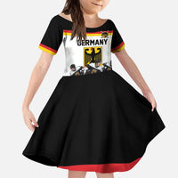 Germany Hockey Custom Kid Short Sleeve Dress German Eagle Hockey Pride