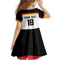Germany Hockey Custom Kid Short Sleeve Dress German Eagle Hockey Pride