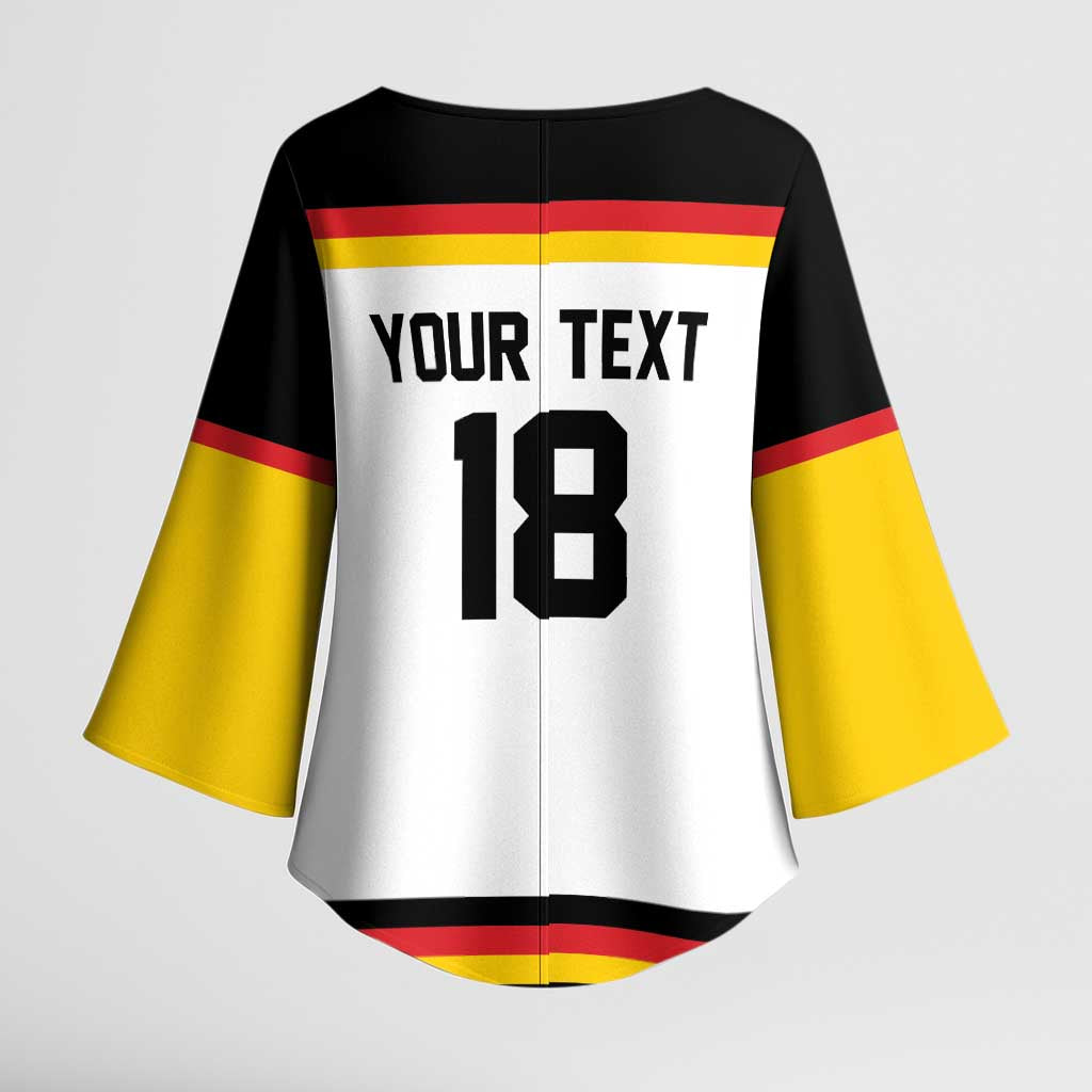 Germany Hockey Custom Kimono Sleeve Blouse German Eagle Hockey Pride