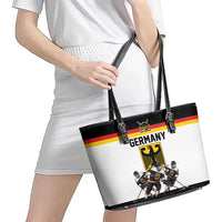 Germany Hockey Leather Tote Bag German Eagle Hockey Pride