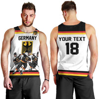 Germany Hockey Custom Men Tank Top German Eagle Hockey Pride
