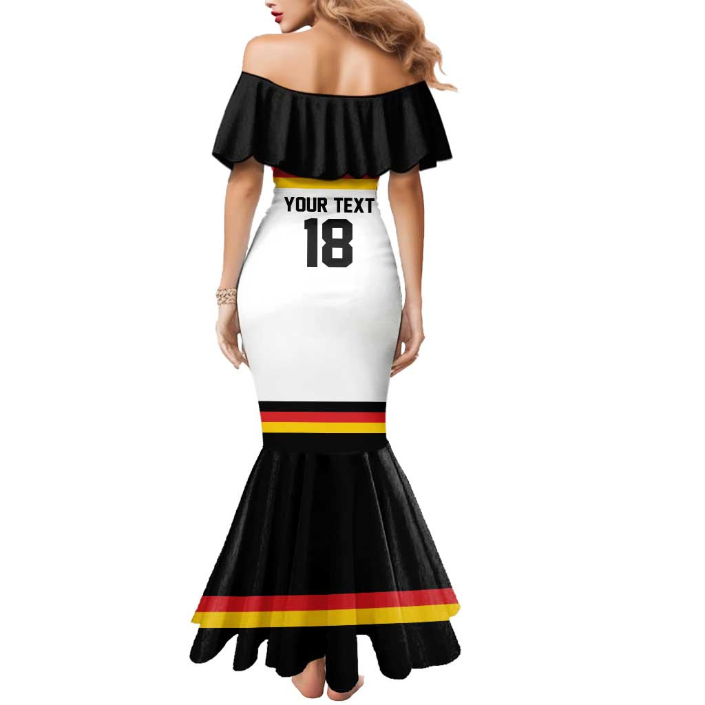 Germany Hockey Custom Mermaid Dress German Eagle Hockey Pride