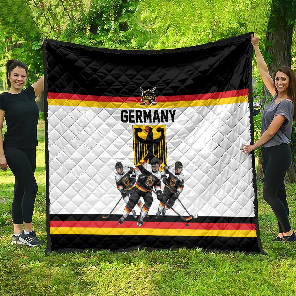 Germany Hockey Quilt German Eagle Hockey Pride