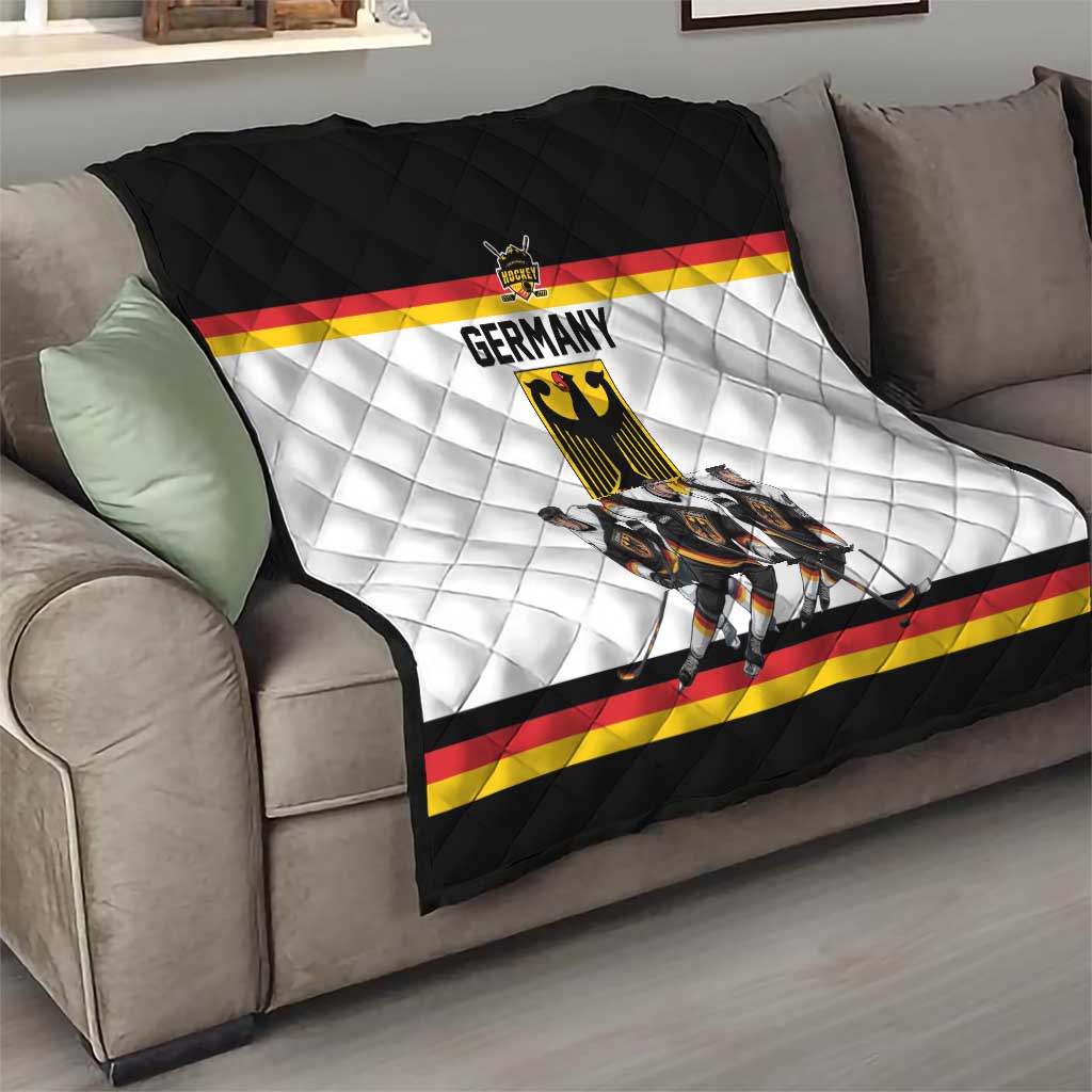 Germany Hockey Quilt German Eagle Hockey Pride