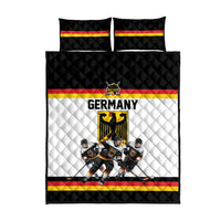 Germany Hockey Quilt Bed Set German Eagle Hockey Pride