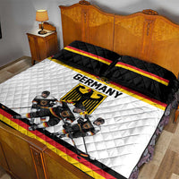 Germany Hockey Quilt Bed Set German Eagle Hockey Pride