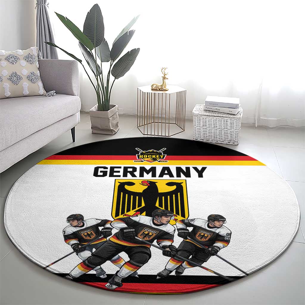 Germany Hockey Round Carpet German Eagle Hockey Pride