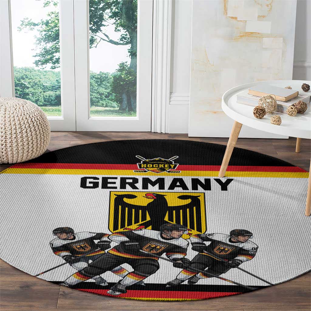 Germany Hockey Round Carpet German Eagle Hockey Pride