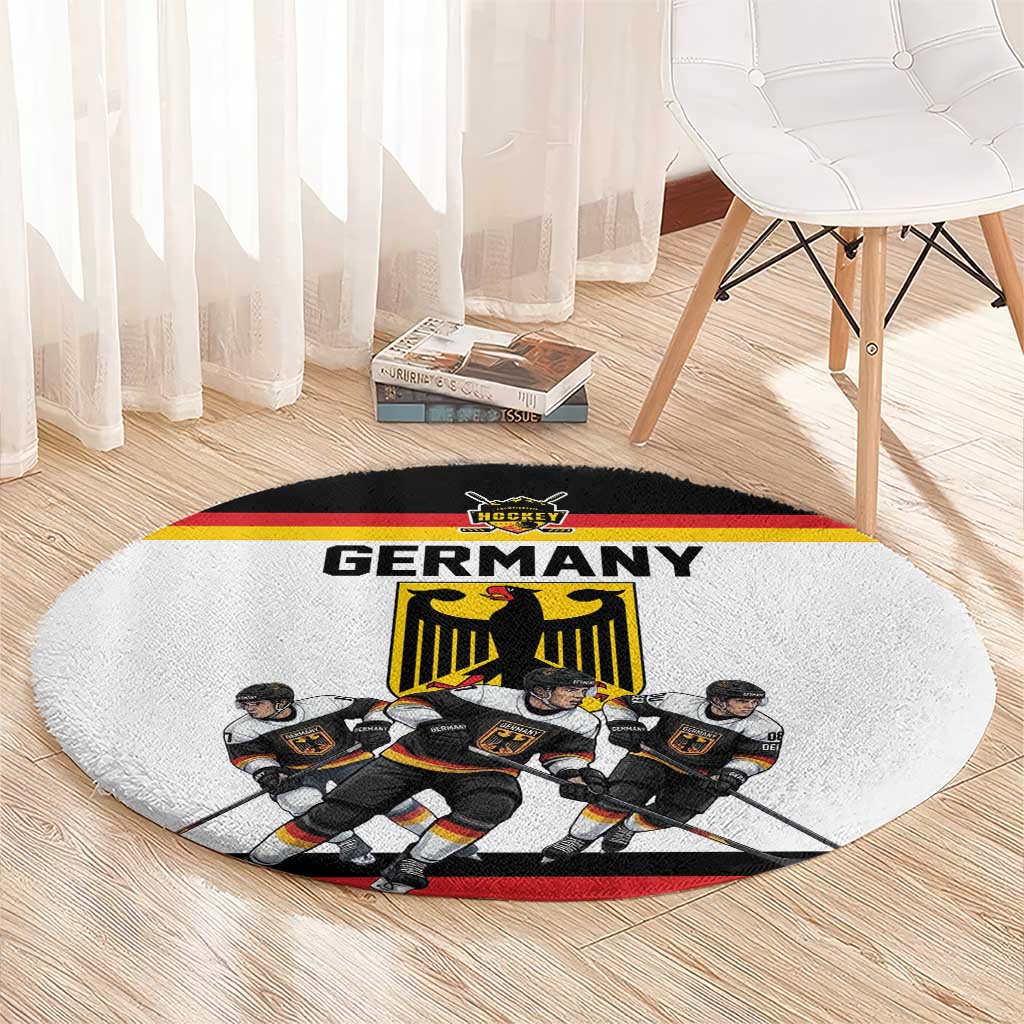 Germany Hockey Round Carpet German Eagle Hockey Pride