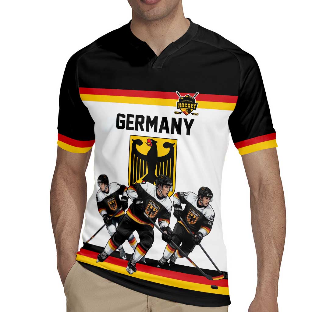 Germany Hockey Custom Rugby Jersey German Eagle Hockey Pride