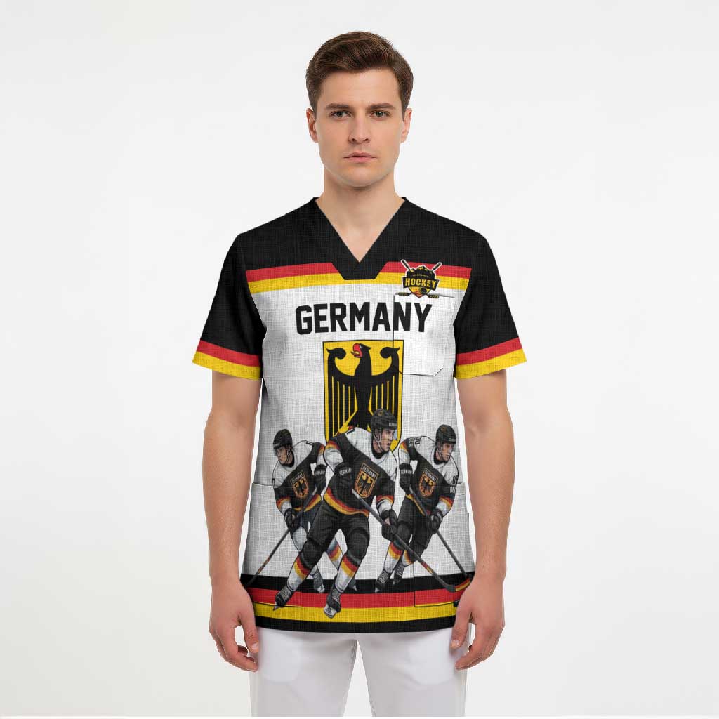 Germany Hockey Custom Scrub Top German Eagle Hockey Pride