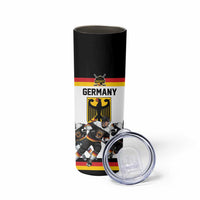 Germany Hockey Custom Skinny Tumbler German Eagle Hockey Pride