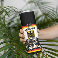 Germany Hockey Custom Skinny Tumbler German Eagle Hockey Pride