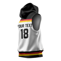 Germany Hockey Custom Sleeveless Hoodie German Eagle Hockey Pride