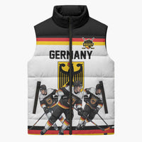 Germany Hockey Custom Sleeveless Puffer Jacket German Eagle Hockey Pride