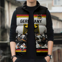 Germany Hockey Custom Sleeveless Puffer Jacket German Eagle Hockey Pride