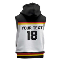 Germany Hockey Custom Sleeveless Zip Hoodie German Eagle Hockey Pride