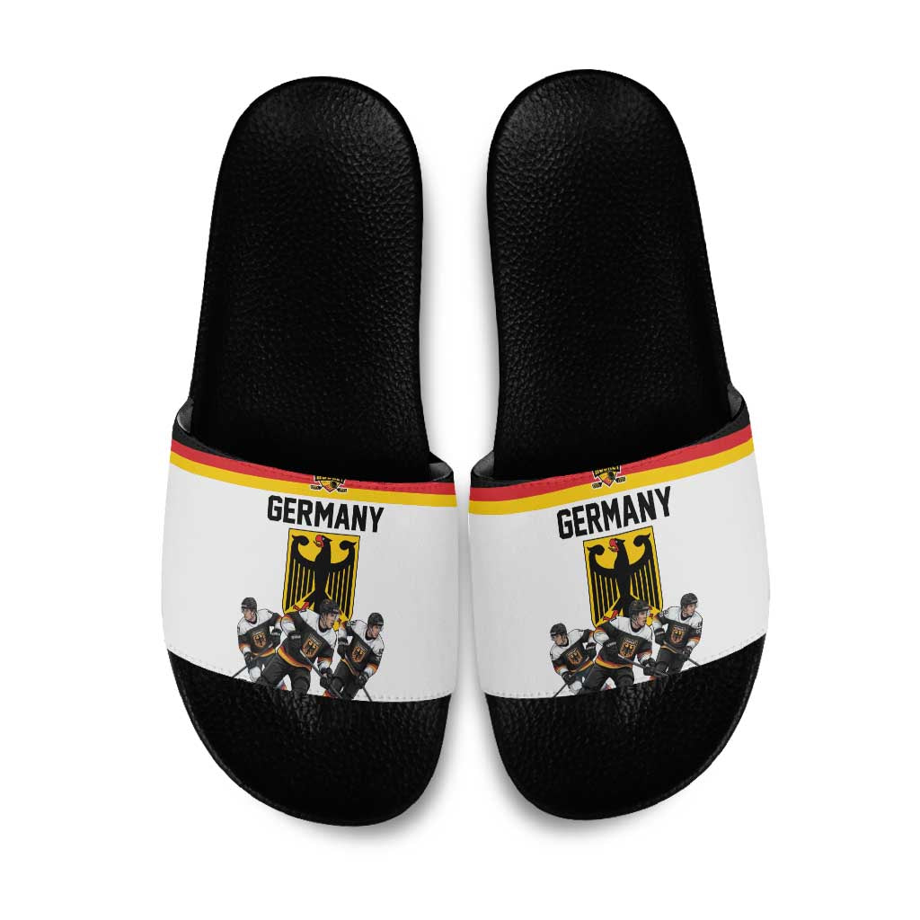 Germany Hockey Slide Sandals German Eagle Hockey Pride