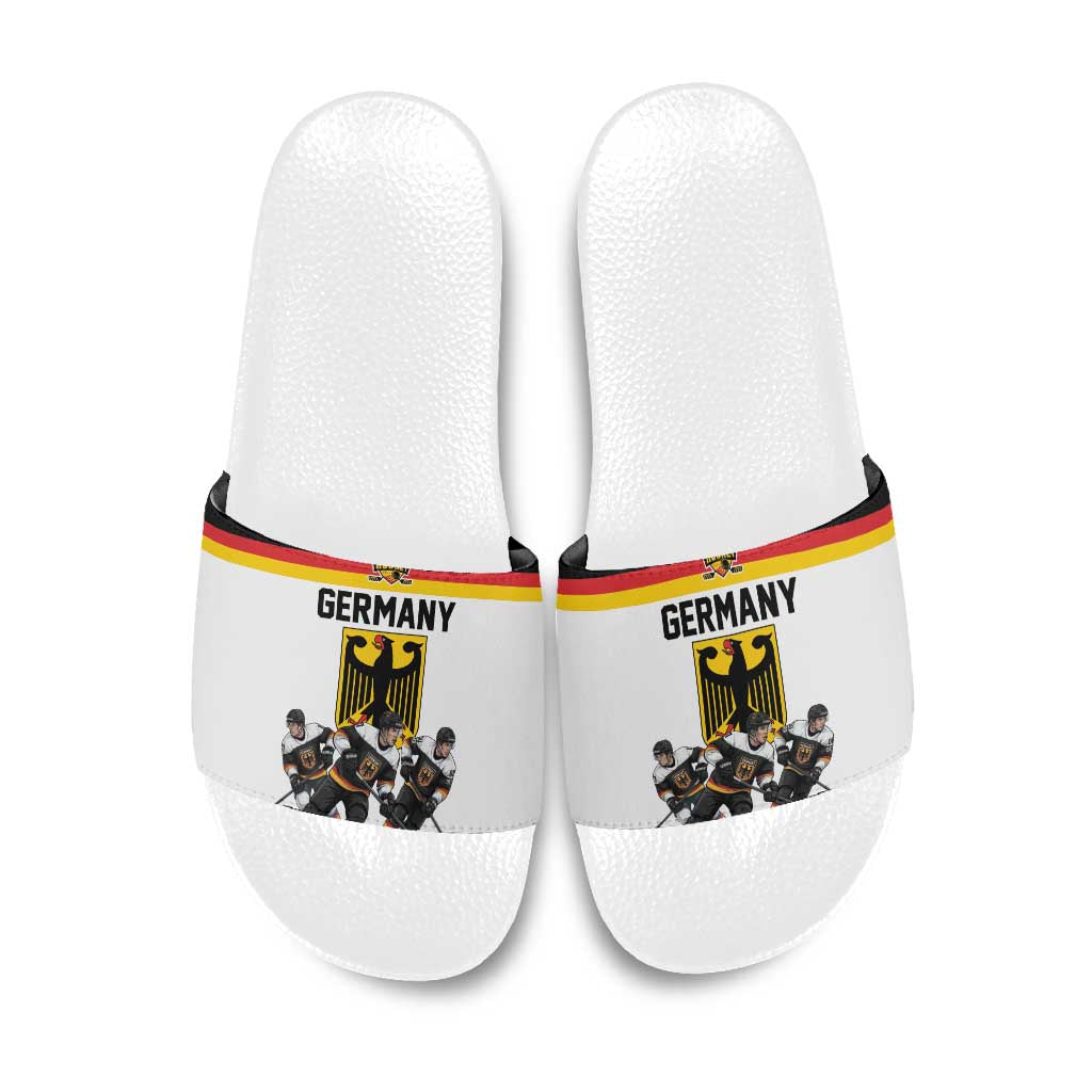Germany Hockey Slide Sandals German Eagle Hockey Pride
