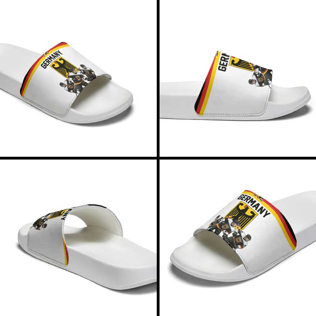 Germany Hockey Slide Sandals German Eagle Hockey Pride