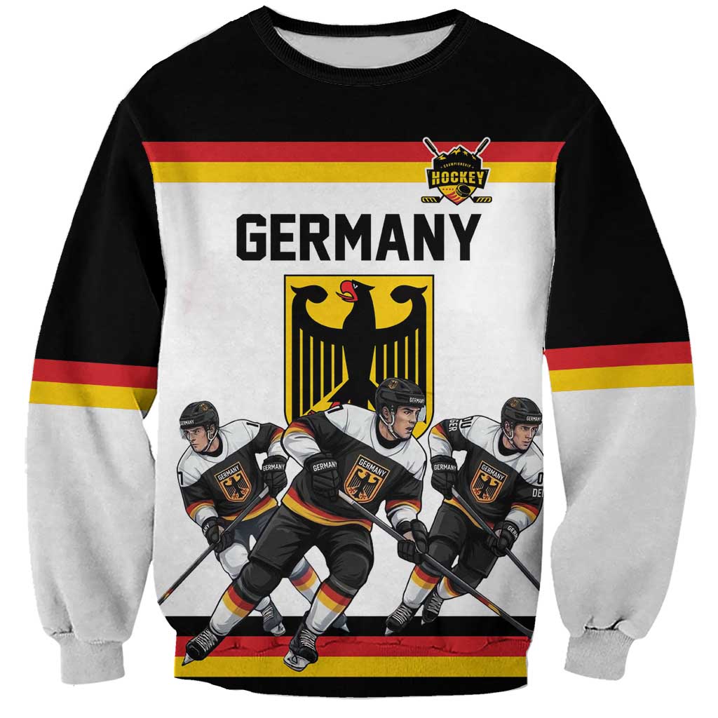 Germany Hockey Custom Sweatshirt German Eagle Hockey Pride