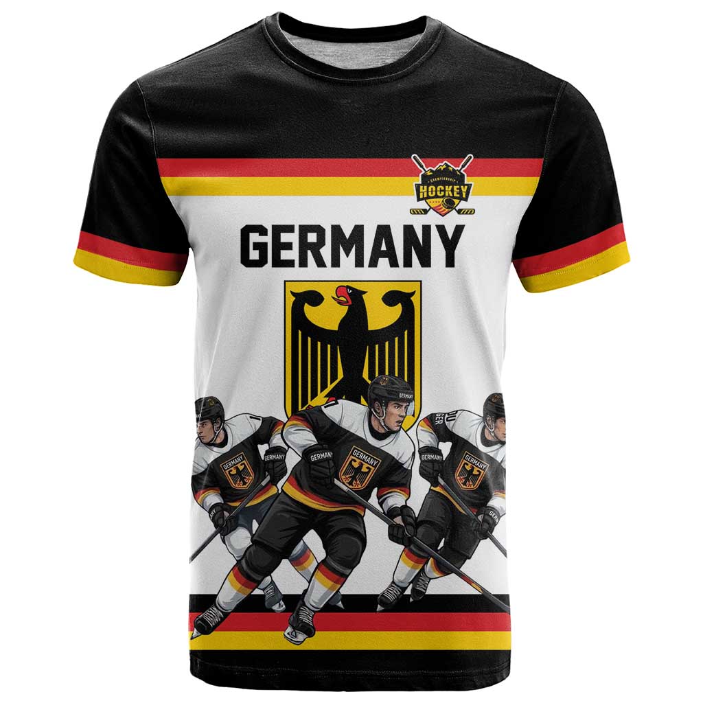 Germany Hockey Custom T Shirt German Eagle Hockey Pride