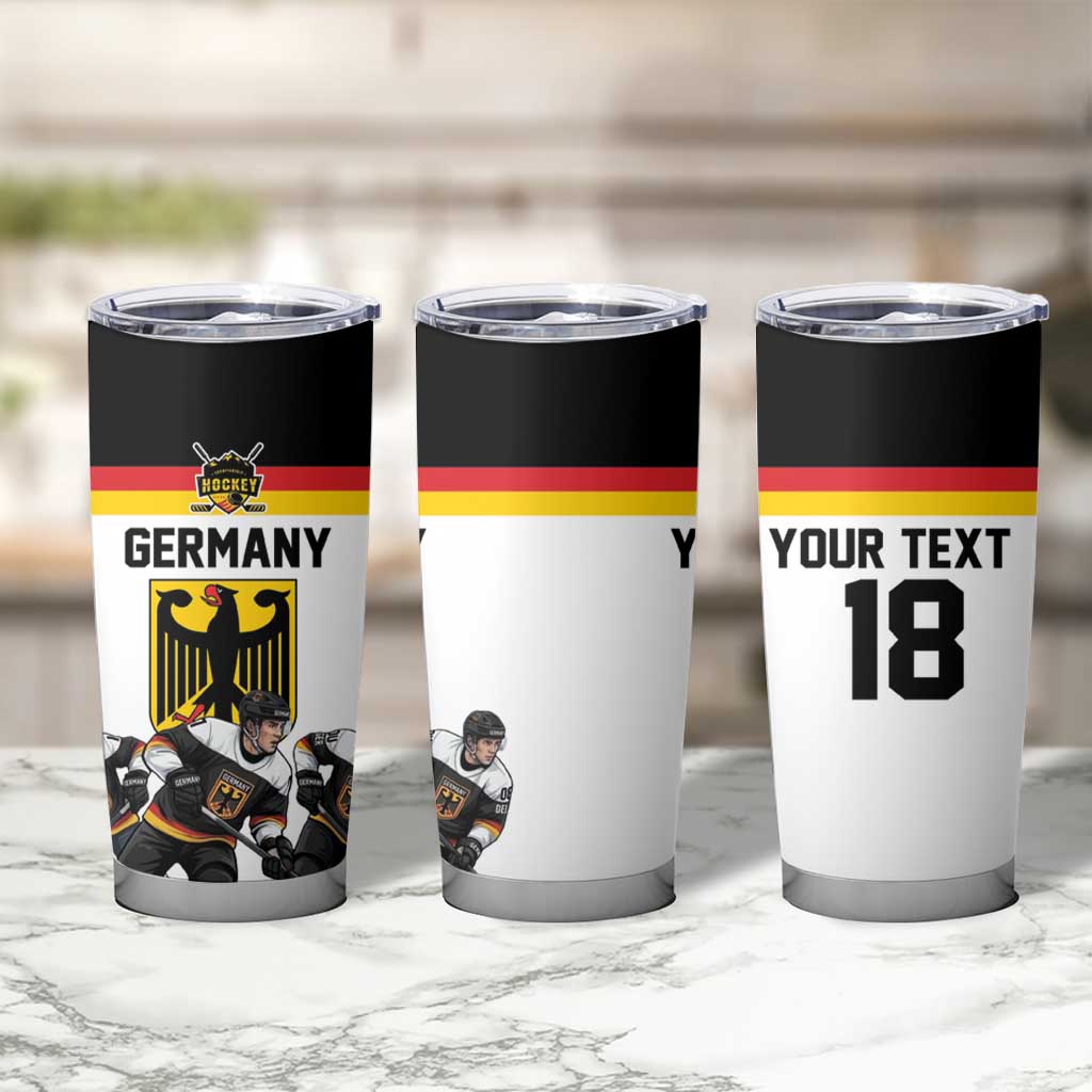 Germany Hockey Custom Tumbler Cup German Eagle Hockey Pride