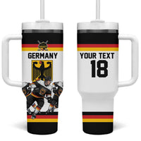 Germany Hockey Custom Tumbler With Handle German Eagle Hockey Pride