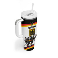 Germany Hockey Custom Tumbler With Handle German Eagle Hockey Pride