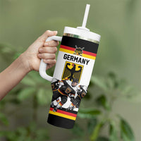 Germany Hockey Custom Tumbler With Handle German Eagle Hockey Pride