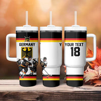 Germany Hockey Custom Tumbler With Handle German Eagle Hockey Pride