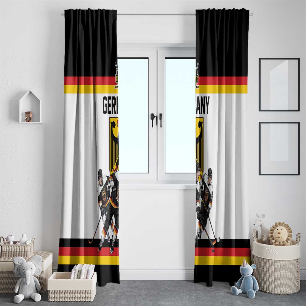 Germany Hockey Window Curtain German Eagle Hockey Pride