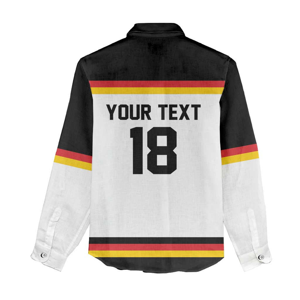 Germany Hockey Custom Women Casual Shirt German Eagle Hockey Pride