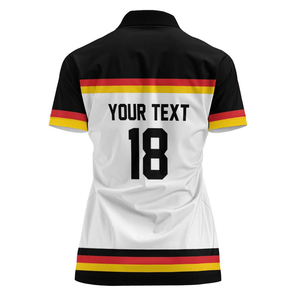 Germany Hockey Custom Women Polo Shirt German Eagle Hockey Pride