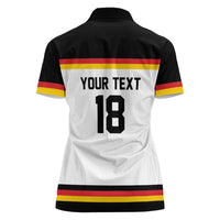 Germany Hockey Custom Women Polo Shirt German Eagle Hockey Pride