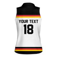 Germany Hockey Custom Women Sleeveless Polo Shirt German Eagle Hockey Pride