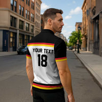 Germany Hockey Custom Zipper Polo Shirt German Eagle Hockey Pride