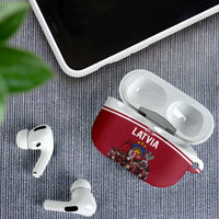 Latvia Hockey Pride AirPods Case Baltic Ice Warriors